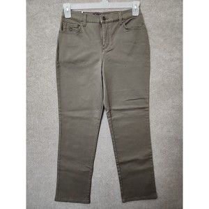 Gloria Vanderbilt Amanda Jeans Womens 4 Short Brown Heritage Fit Slimming NEW